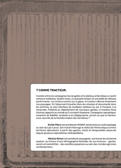 Abécédaire de la transformation urbaine - Tracteur - Image 2